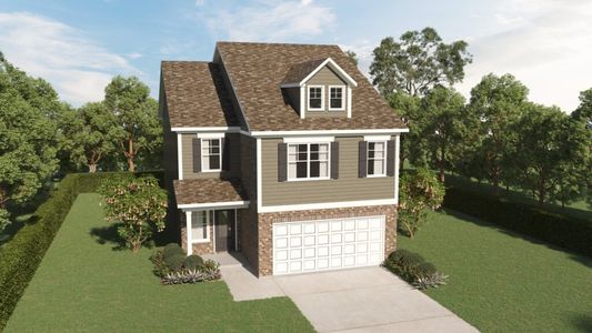 New construction Single-Family house 360 Vickers Rd, Fairburn, GA 30213 plan The Franklin II - image