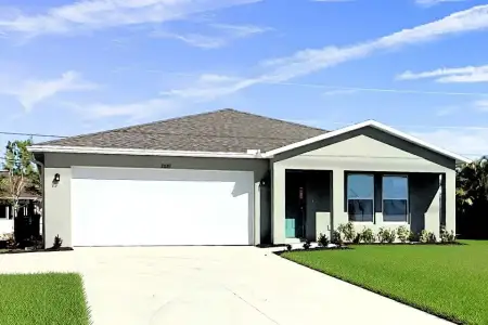 New construction Single-Family house 2029 Tropicana Pkwy W, Cape Coral, FL 33993 plan Quincy - image