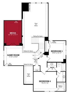 Beazer Homes Goodland Summerfield Floorplan