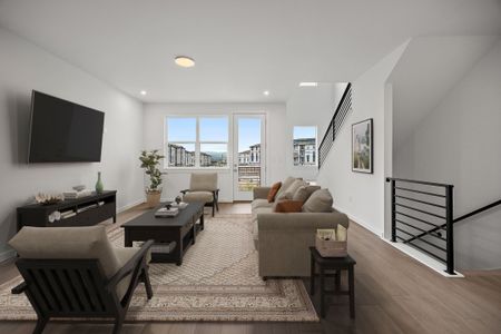 New construction Townhouse house 10746 Spalding Vw, Colorado Springs, CO 80908 plan Willow - image 6
