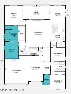 New construction Single-Family house 187 Orangedale Cir, St. Johns, FL 32259 plan Saratoga - image
