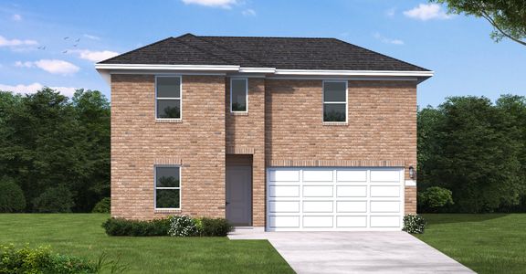 New construction Single-Family house 25724 Jasmine Sprig Ln, Elgin, TX 78621 plan Llana - image