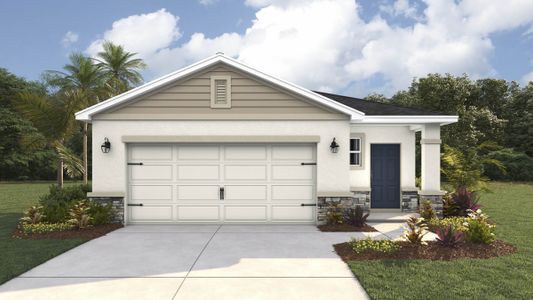 New construction Single-Family house 9957 Morning Meadowlark Trl, Parrish, FL 34219 plan Harper - image
