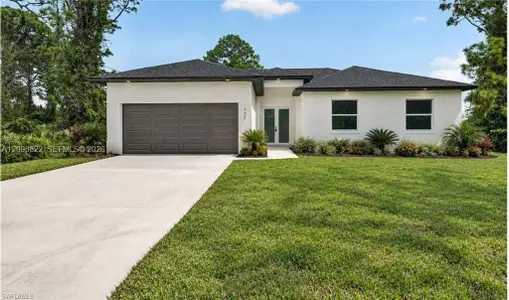 New construction Single-Family house 525 Genesee Ave S, Lehigh Acres, FL 33974 - image