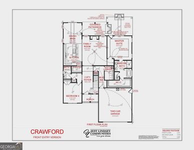 New construction Single-Family house 78 Oakhurst Trail, Sharpsburg, GA 30277 Crawford A- photo 1 1