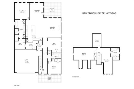 New construction Single-Family house 13714 Tranquil Day Dr, Matthews, NC 28105 plan  Towhee - image 5