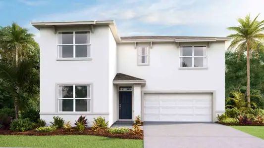 New construction Single-Family house 2875 Gardiner Lane, Zephyrhills, FL 33541 Ensley- photo 0