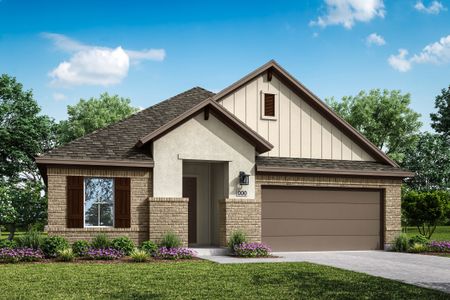 New construction Single-Family house 16201 Smithers Rd, Manor, TX 78653 plan Clebourne - image