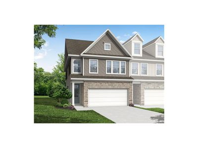 New construction Townhouse house 6395 Pinin Pl, Cumming, GA 30041 plan The Durham F - image