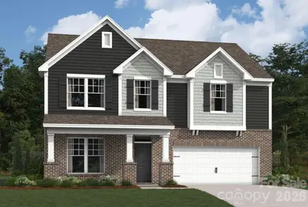 New construction Single-Family house 920 Barker St, Monroe, NC 28112 plan Draper II - image