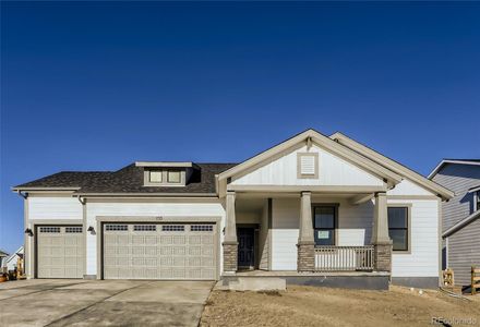 New construction Single-Family house 5552 Stone Harbor Dr, Elizabeth, CO 80107 plan Riverbend - image