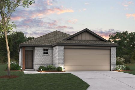 New construction Single-Family house 14137 Marion Downs Trl, Pilot Point, TX 76258 plan Aster - 30' Smart Series - image