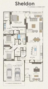 Pulte Homes, Sheldon floor plan