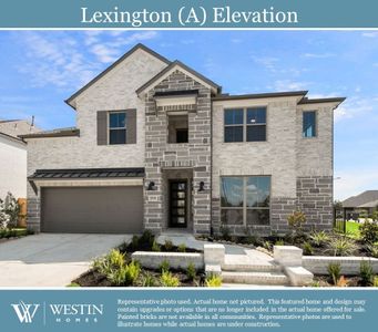 New construction Single-Family house 31518 Copper Oaks Ct, Fulshear, TX 77441 The Lexington- photo 0