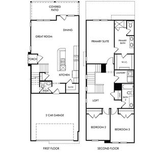 New construction Townhouse house 715 Sand Dollar Dr, Kemah, TX 77565 plan The Caden (S130) - image