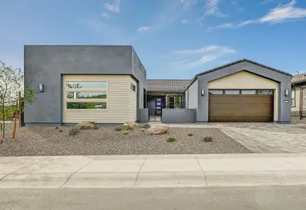 New construction Single-Family house 33424 N Chevelon Dr, Peoria, AZ 85383 plan Latigo Elevation D - image