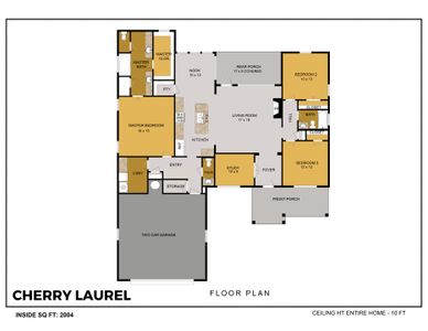 New construction Single-Family house 200 Sarra Ln, Poolville, TX 76487 plan Cherry Laurel - image 3