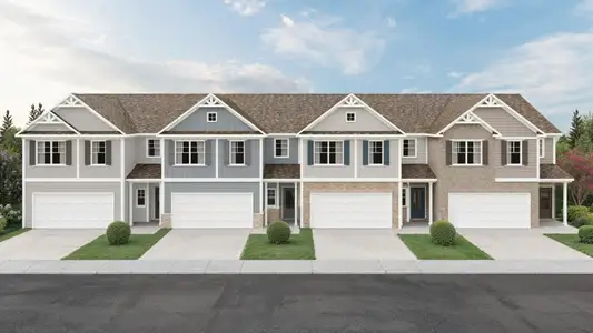 New construction Townhouse house 350 Lanier Cir, Woodstock, GA 30189 plan The Essex - image