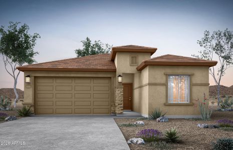 New construction Single-Family house 42990 W Peters Dr, Maricopa, AZ 85138 plan Lavender - image