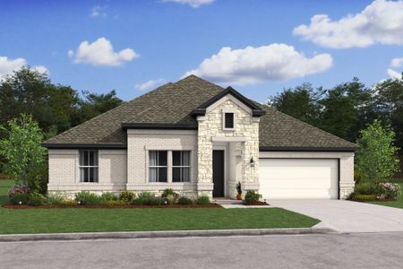 New construction Single-Family house 12906 Old Fashion Cir, Mont Belvieu, TX 77535 plan Belfast II ESP - image
