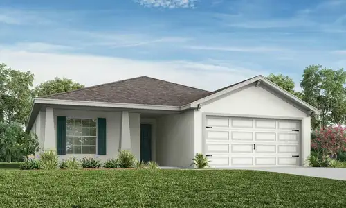 New construction Single-Family house 221 Dancing Dahlia St, Ruskin, FL 33570 plan Parker - image