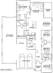New construction Single-Family house 3160 E Craftsman Ln, San Tan Valley, AZ 85140 plan Wayfarer II Plan 5579 - image