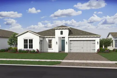 New construction Single-Family house 10200 Nw Field Flower Trl, Port St. Lucie, FL 34987 plan Bell - image
