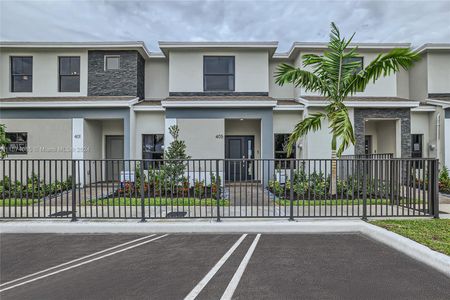 New construction Townhouse house 441 Ne 1St Drive, Florida City, FL 33034 Boardwalk- photo 0