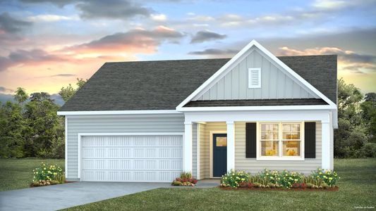 New construction Single-Family house 221 Red Vineyard Wy, Jacksonville, NC 28546 plan Cali - image