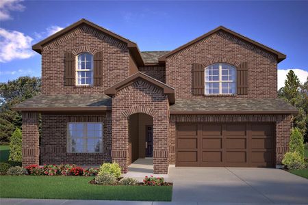 New construction Single-Family house 14452 Pavo Drive, Haslet, TX 76052 GLENWOOD- photo 0