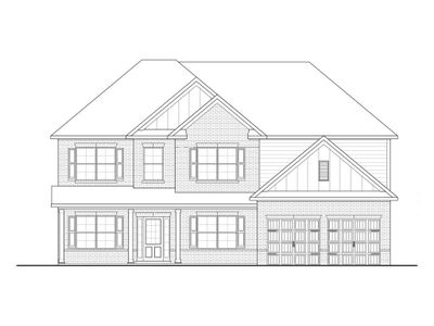New construction Single-Family house 3260 Lions Ruby Ln, Atlanta, GA 30349 plan The Brookdale - image 3