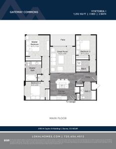New construction Condo house 6153 N Ceylon St, Unit 102, Denver, CO 80249 plan Vyktorea I - image