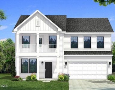 New construction Single-Family house 682 Old Station Pointe, Angier, NC 27501 null- photo 0