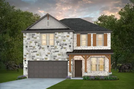 New construction Single-Family house 11822 Flank Rider Blf, San Antonio, TX 78254 plan Puma - image