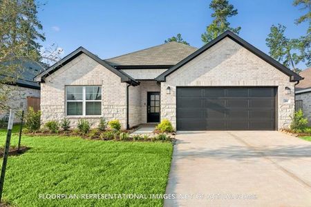 New construction Single-Family house 128 Wasatch Peaks Wy, Willis, TX 77378 - image