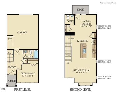 New construction Townhouse house 122 Zealand Court, Raleigh, NC 27610 Manteo- photo 0