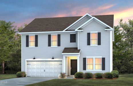 New construction Single-Family house 3224 Pelican Ln, Durham, NC 27703 plan Hampton - image