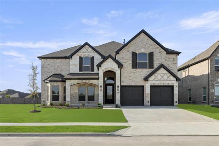 New construction Single-Family house 2284 Valencia Drive, Little Elm, TX 75068 Brentwood 3F (w/Media)- photo 0