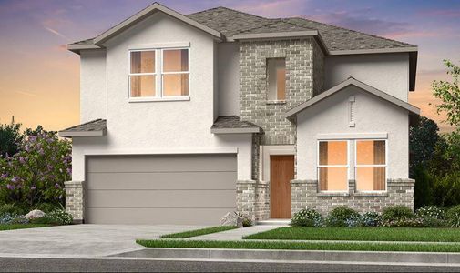 New construction Single-Family house 21850 Kintai Ridge Lane, Cypress, TX 77433 Lunaria- photo 0