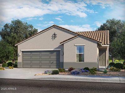 New construction Single-Family house 41960 W Fiesta Ln, Maricopa, AZ 85138 Isley- photo 0