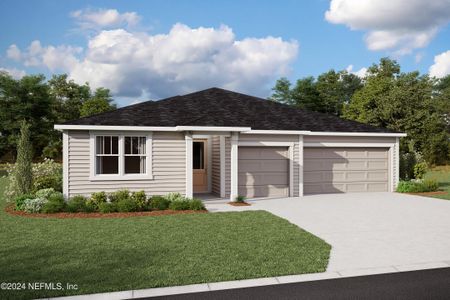 New construction Single-Family house 143 Hiddenbrook Place, Saint Johns, FL 32259 Hawkin- photo 0