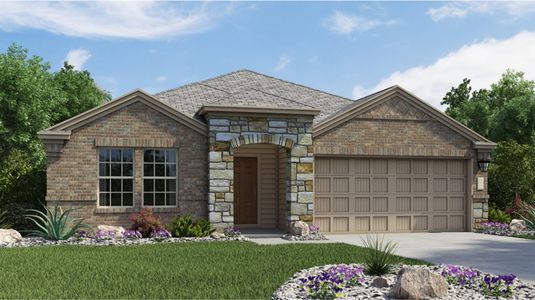 New construction Single-Family house 32126 Lemon Mint, Bulverde, TX 78163 - photo 0