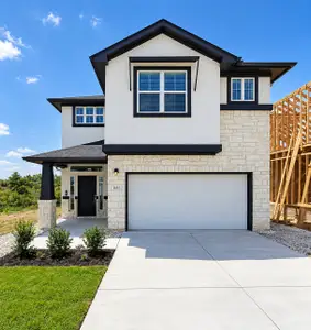 New construction Single-Family house 11005 Zip Cochise Wy, Manor, TX 78653 plan Lambert - image