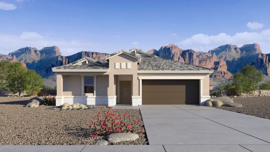 New construction Single-Family house 2311 W Sebring Ave, Apache Junction, AZ 85120 plan Cali - image