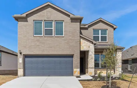 New construction Single-Family house 541 Madelines Meadow Ln, Georgetown, TX 78626 plan Enloe - image
