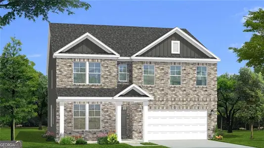 New construction Single-Family house 704 Radiant Hollow Ln, McDonough, GA 30253 plan Wagener - image