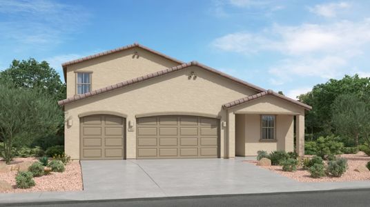 New construction Single-Family house 10482 E Beaman Ln, Marana, AZ 85653 plan Venture - image