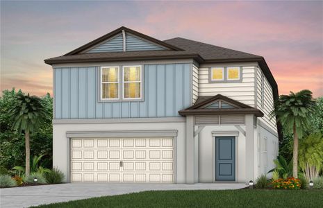 New construction Single-Family house 6691 Depue Drive, Wesley Chapel, FL 33545 Marlin- photo 0