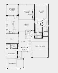 Structural options include: double door at entry, tub in primary bath, and bath 4.