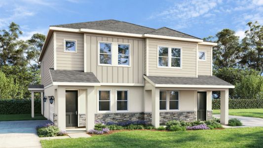 New construction Townhouse house 827 Paradise Palms Pl, Brandon, FL 33511 plan Ashwood - image